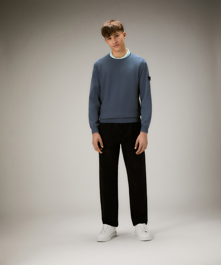 Cotton knit sweater - Boys & Teens | Peuterey