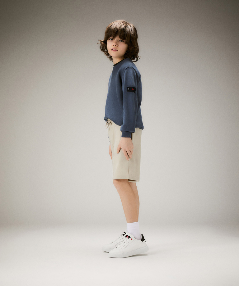 Baggy Bermuda shorts with elastic waistband - Boys & Teens | Peuterey