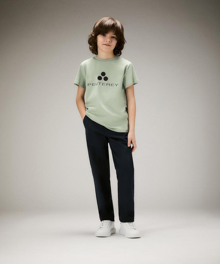 T-shirt with rubber shaded lettering - Boys & Teens | Peuterey