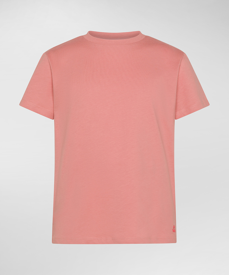 Cotton t-shirt with embroidered logo - Boys & Teens | Peuterey