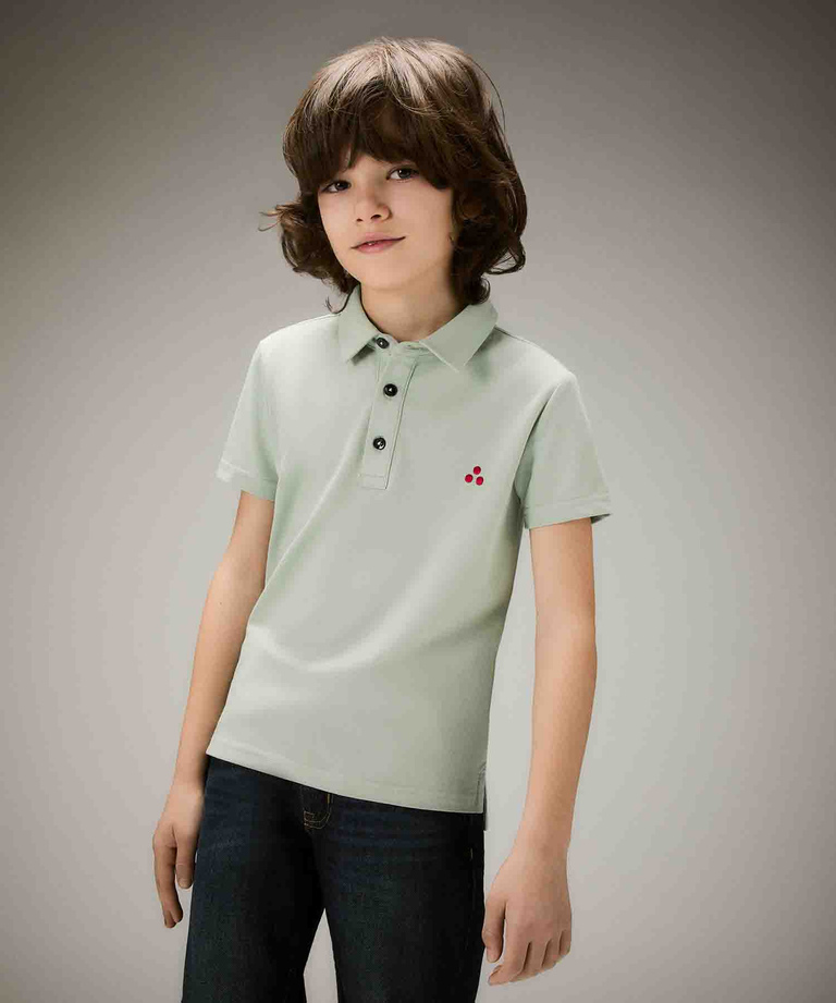 Silk, polyester and cotton pique