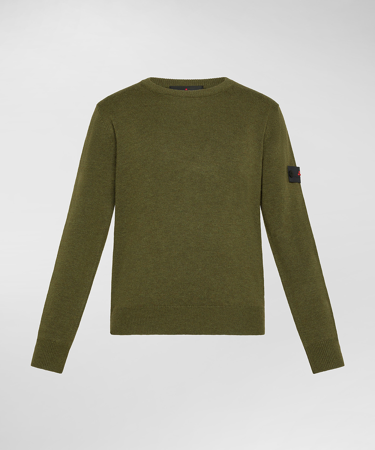 Wool and nylon crew-neck sweater - Boys & Teens | Peuterey