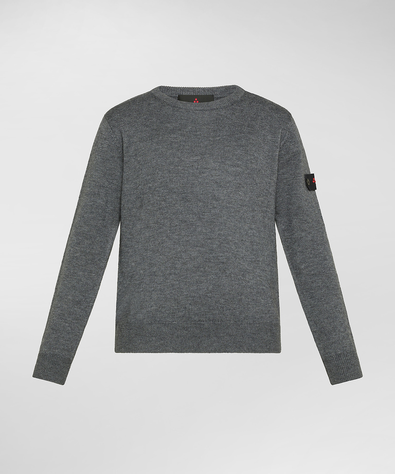 Wool and nylon crew-neck sweater - Kid & Teens | Peuterey