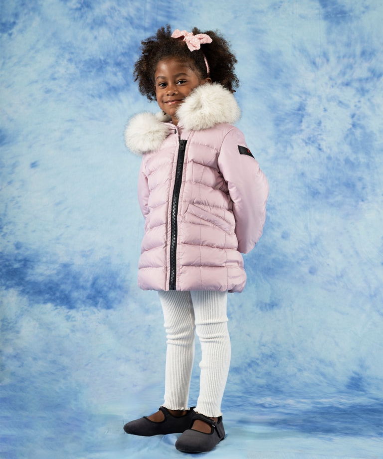 Slim down jacket with fur - Baby Clothing | Peuterey