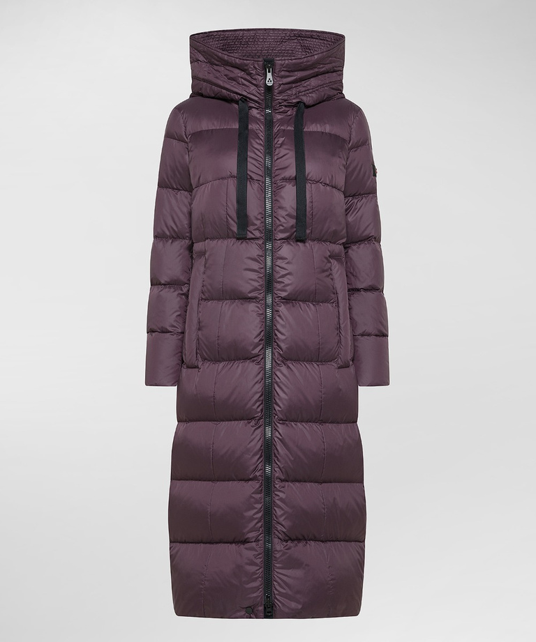 Long padded down jacket with recycled down - Jackets | Peuterey