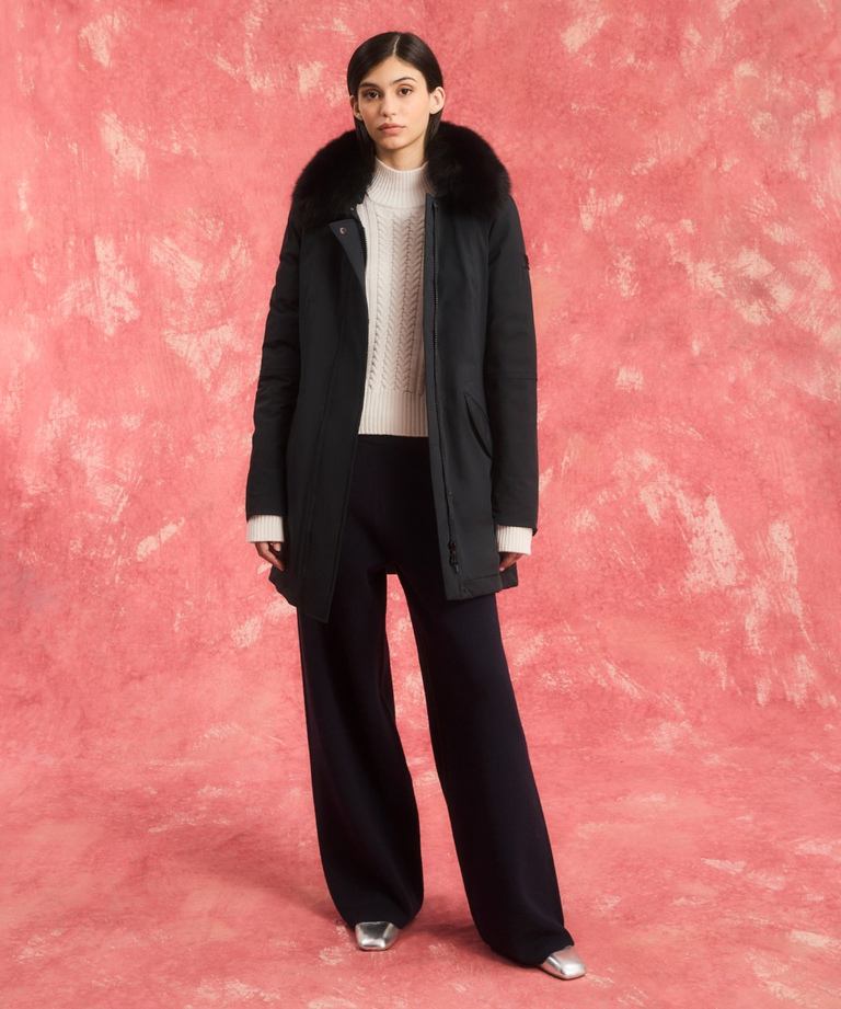 Slim jacket with fur - Jackets | Peuterey