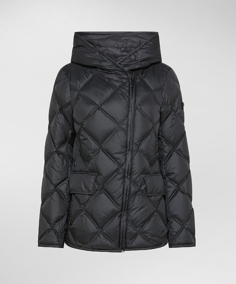Ultra-light fabric down jacket with diamond-shaped quilting - Down Jackets | Peuterey