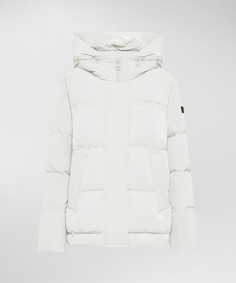 Matt And Shiny Nylon Down Jacket - Women's Sale | Peuterey