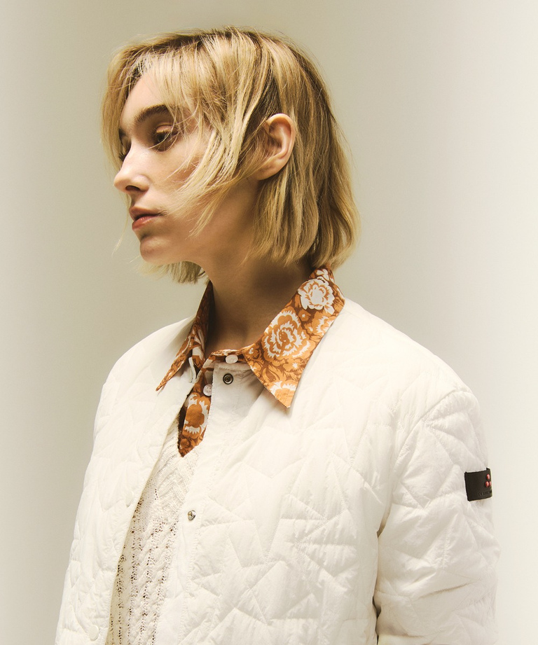 Lightweight down jacket with star quilting - Down jackets | Peuterey