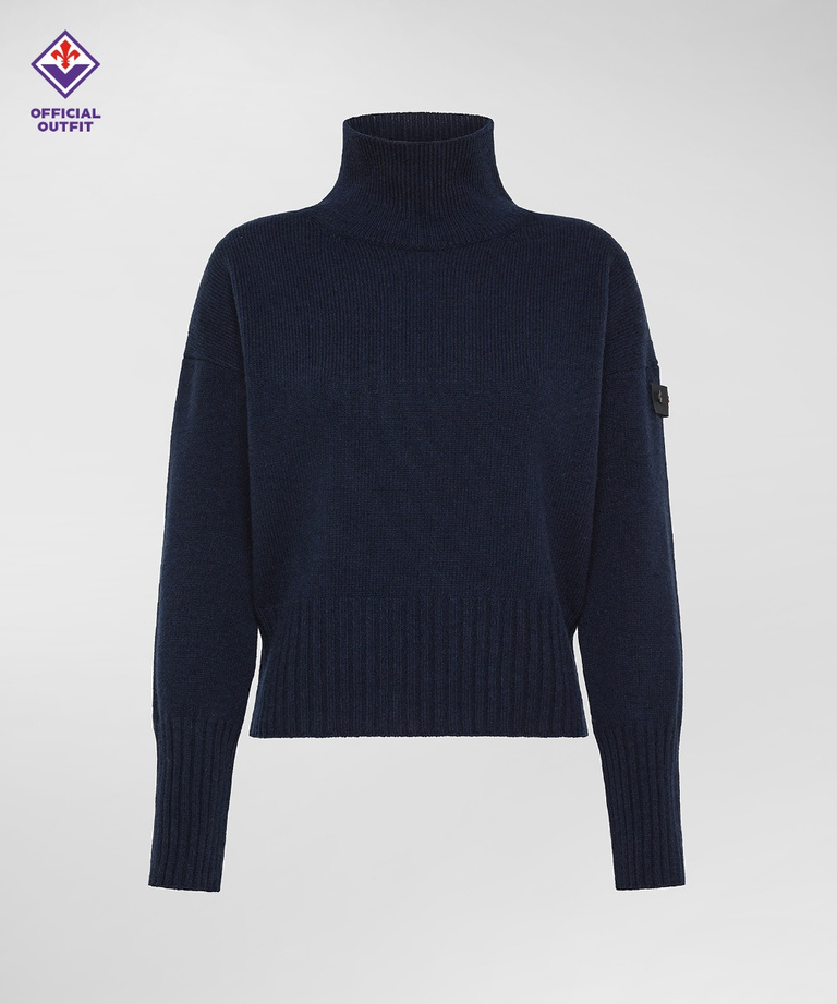 Carded wool turtleneck sweater - Sweaters | Peuterey