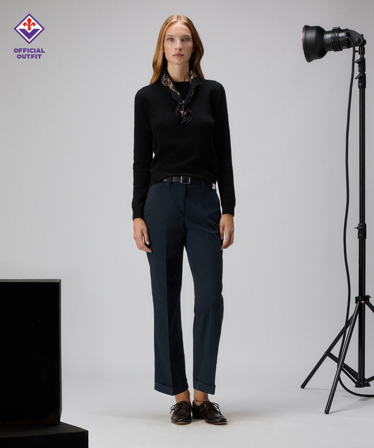 Hose aus Stretch-Gabardine - Bekleidung & Accessoires | Peuterey