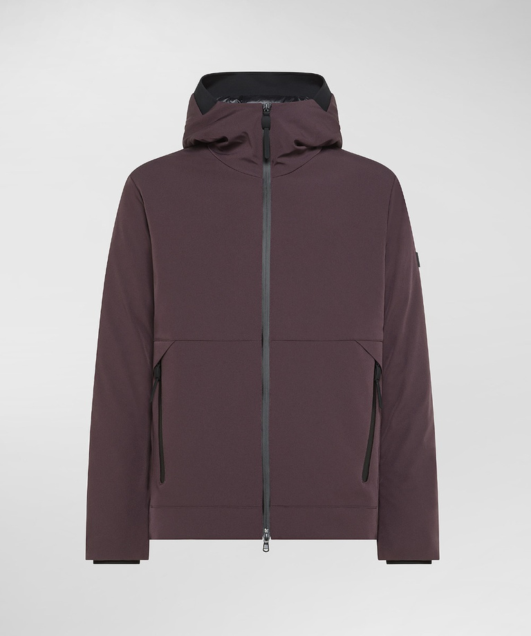 Smooth Primaloft bomber jacket with black details - Men's winter down jackets | Peuterey