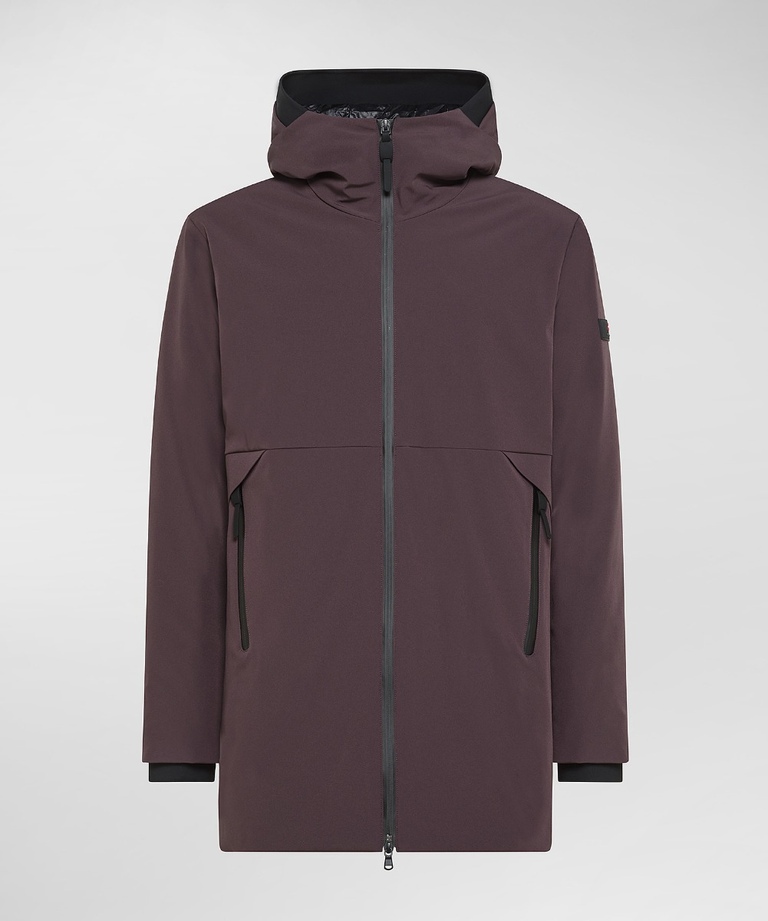 Minimal, sophisticated, smooth trench coat in Primaloft - Men's winter down jackets | Peuterey