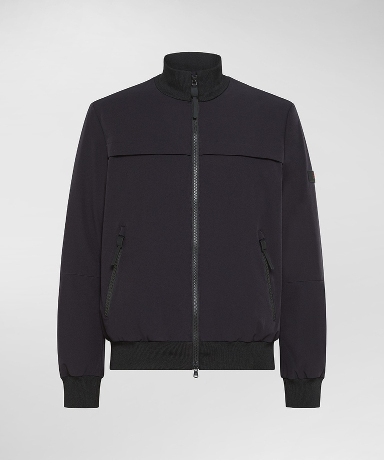 Smooth, soft-shell bomber jacket - Windbreakers, Bomber and Leather Jackets for men | Peuterey