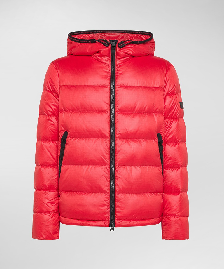 Light nylon ripstop down jacket, color Plum | Peuterey Light nylon ripstop down jacket, color Plum | Peuterey