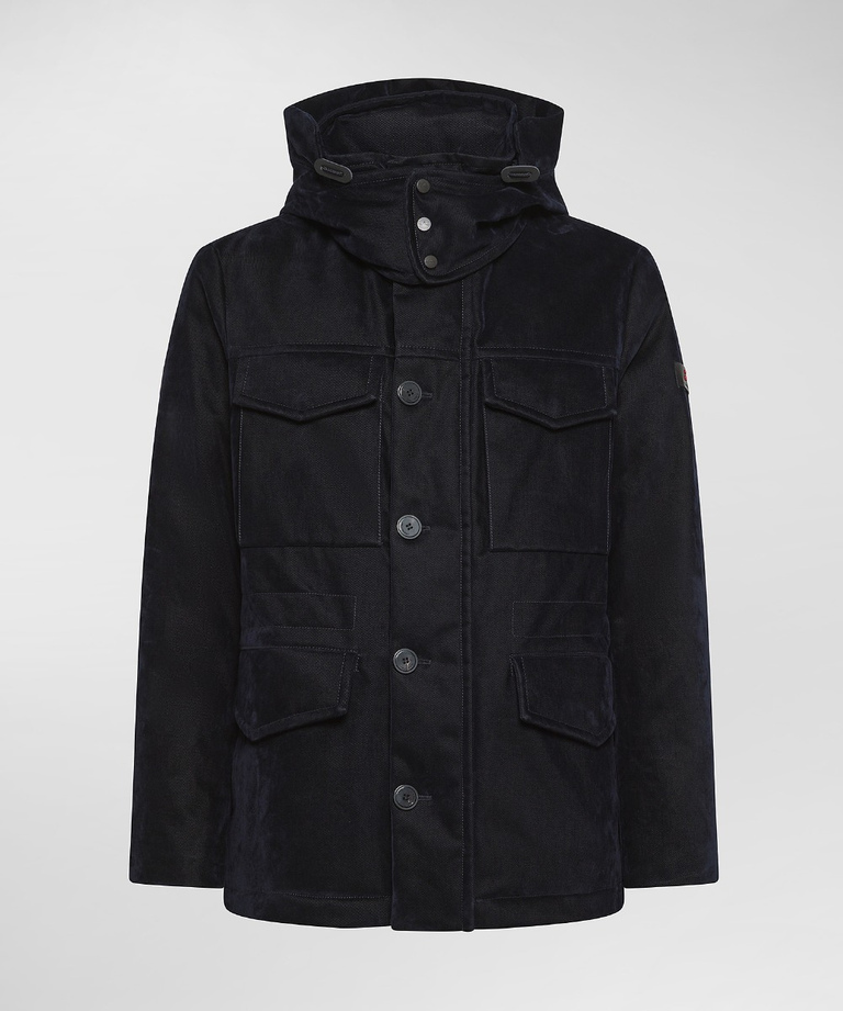 Field Jacket mit vier Taschen aus Gewebe Made in Italy - Öko Kleidung für Herren | Peuterey