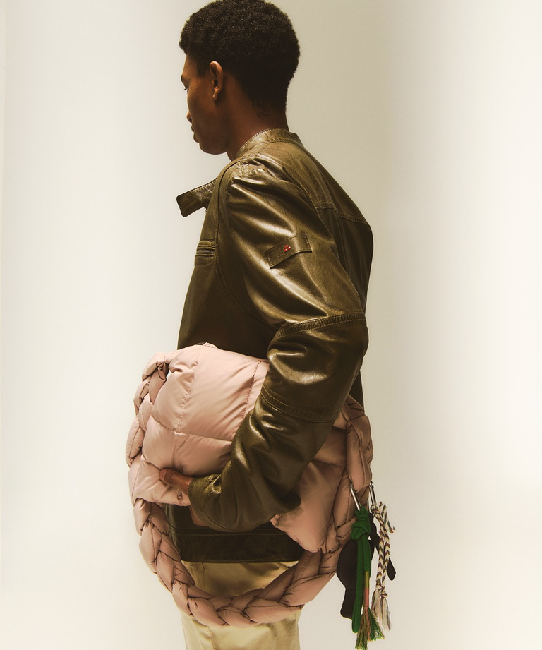 Soft leather biker jacket