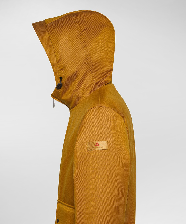 Giacca in cordura con cappuccio ecofur