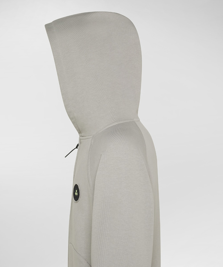 Cotton sweatshirt with zip