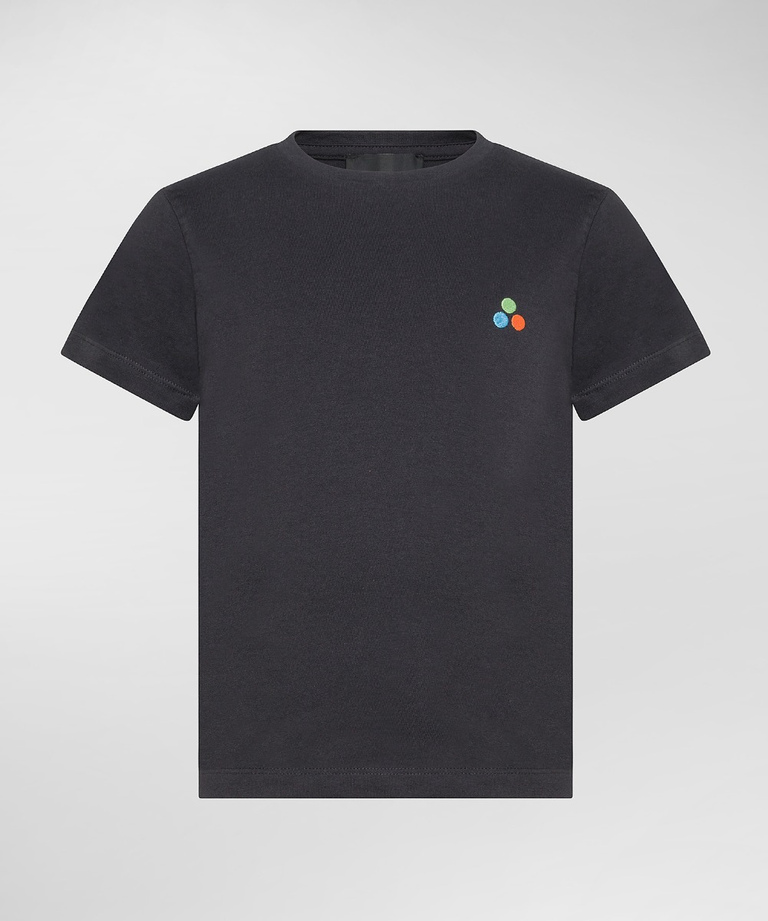 T-shirt with small multicolour logo - Kids Outerwear | Peuterey