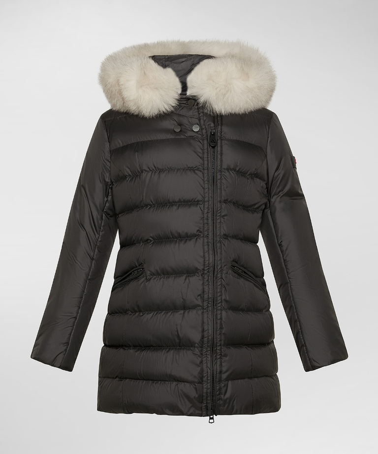Piumino Lungo Con Zip Asimmetrica - Black Friday Kid & Baby | Peuterey