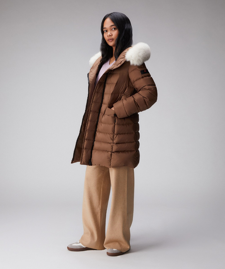 Piumino con cappuccio bordato di pelliccia - Bambini e ragazzi | Peuterey