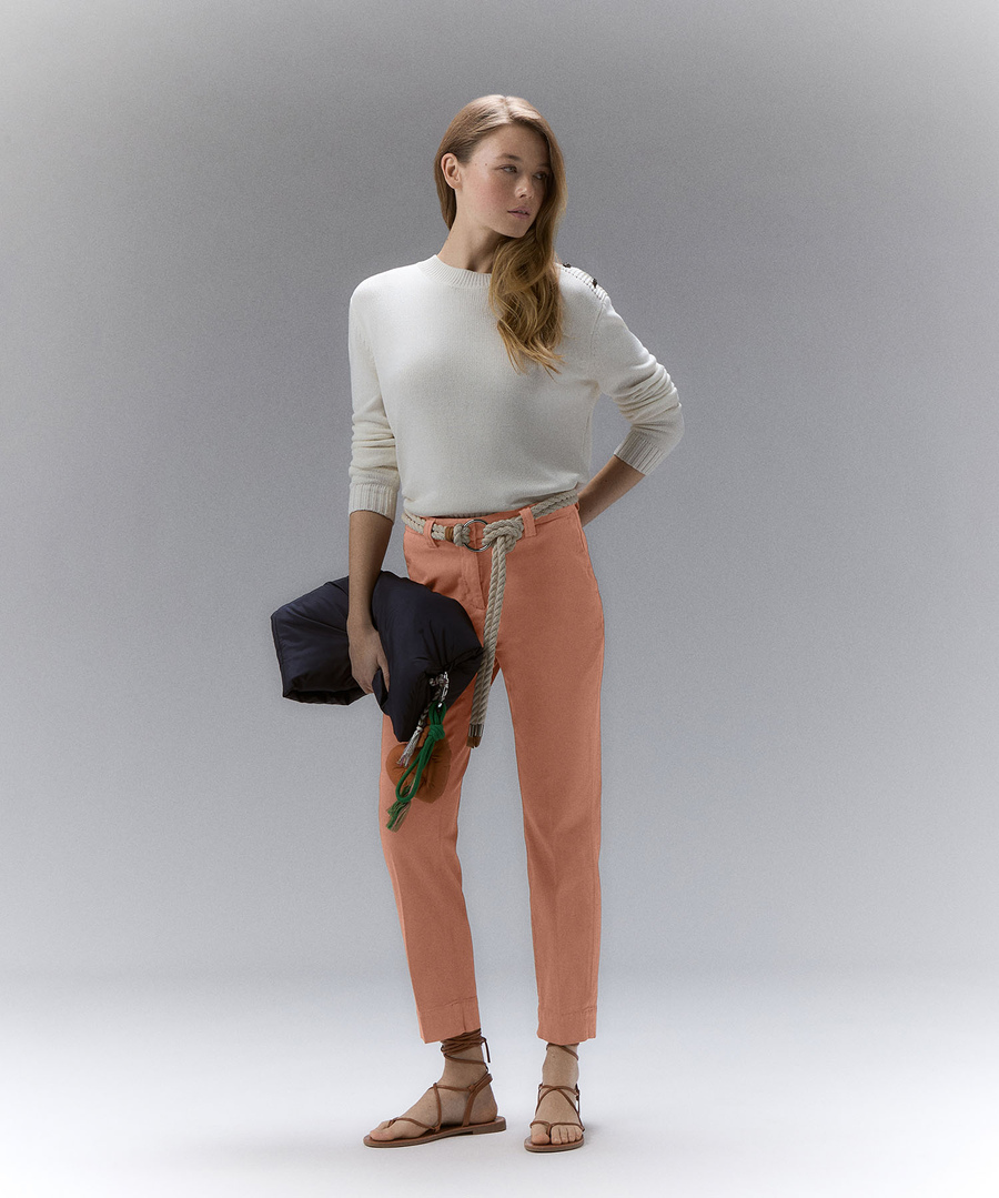 Stretch cotton chino trousers - Peuterey Stretch cotton chino trousers - Peuterey