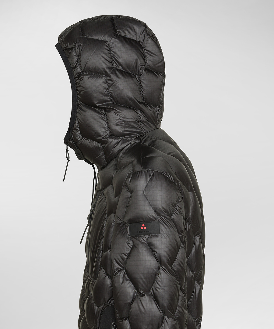 Modern down jacket with geometric quilting - Peuterey Modern down jacket with geometric quilting - Peuterey