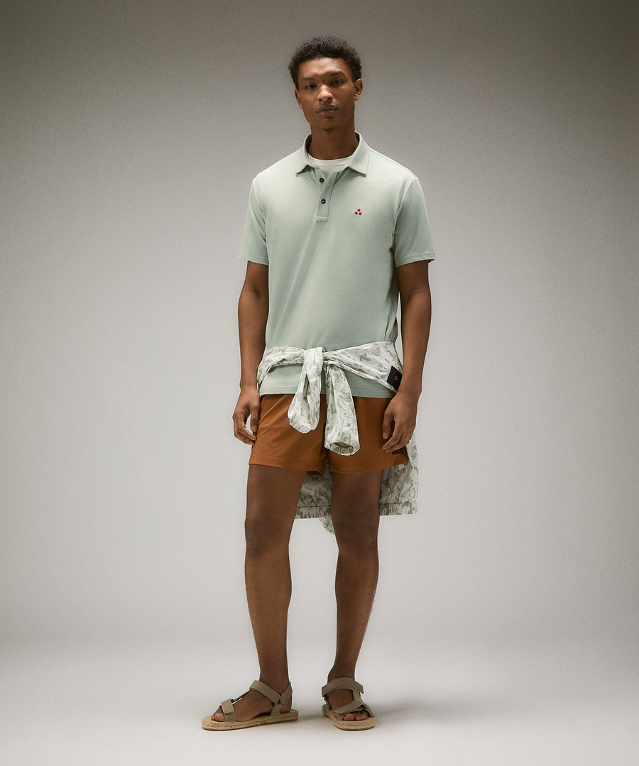 Poloshirt aus Baumwoll-Stretch-Piqué - Peuterey Poloshirt aus Baumwoll-Stretch-Piqué - Peuterey