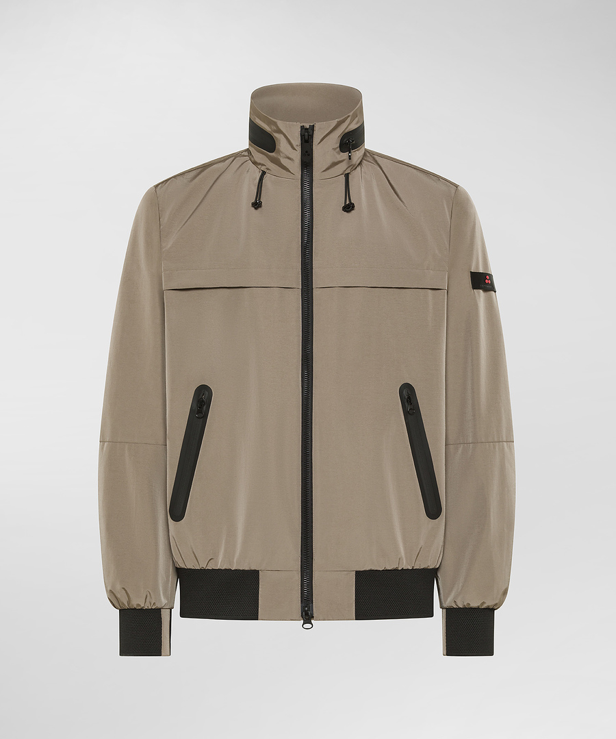 Bomber con cappuccio estraibile e dettagli neri - Peuterey