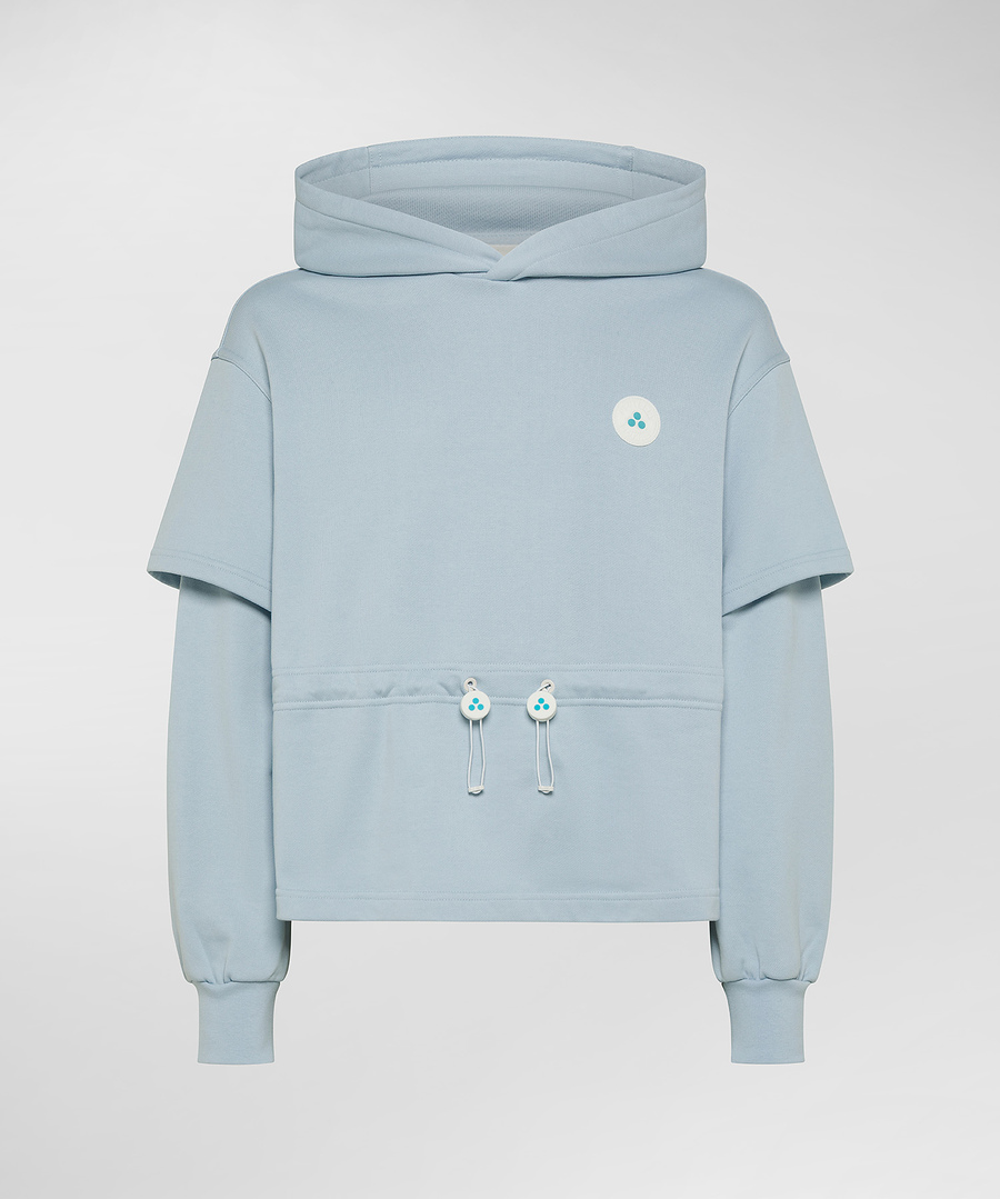 Double sleeve sweatshirt and drawstring waistband - Peuterey
