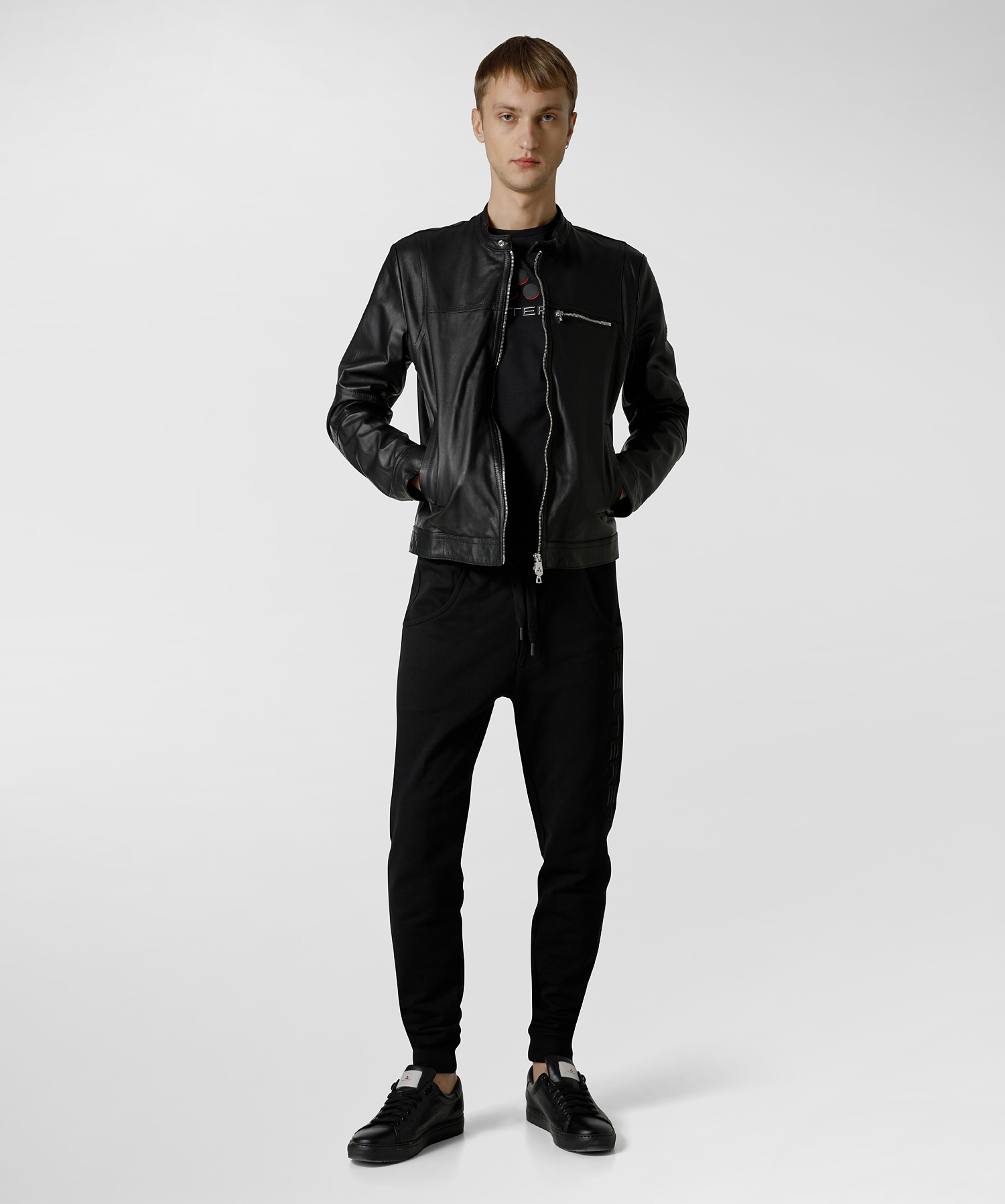 horsehide biker jacket