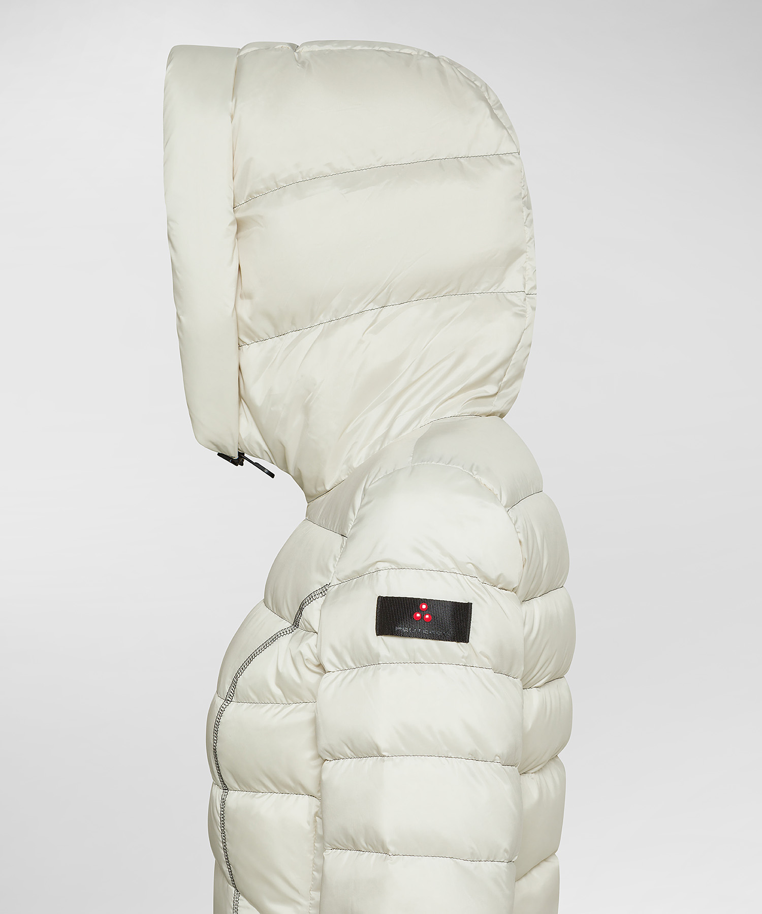 Piumino slim in tessuto riciclato per donna, beige Peuterey