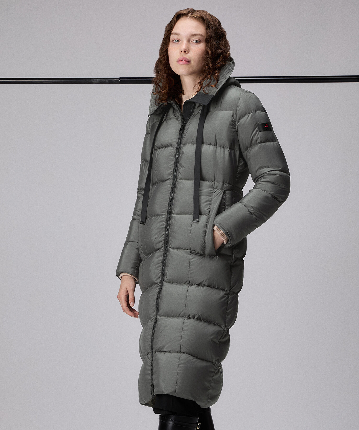 Donna Peuterey Daunenparka Damen Lange Daunenjacke Aus