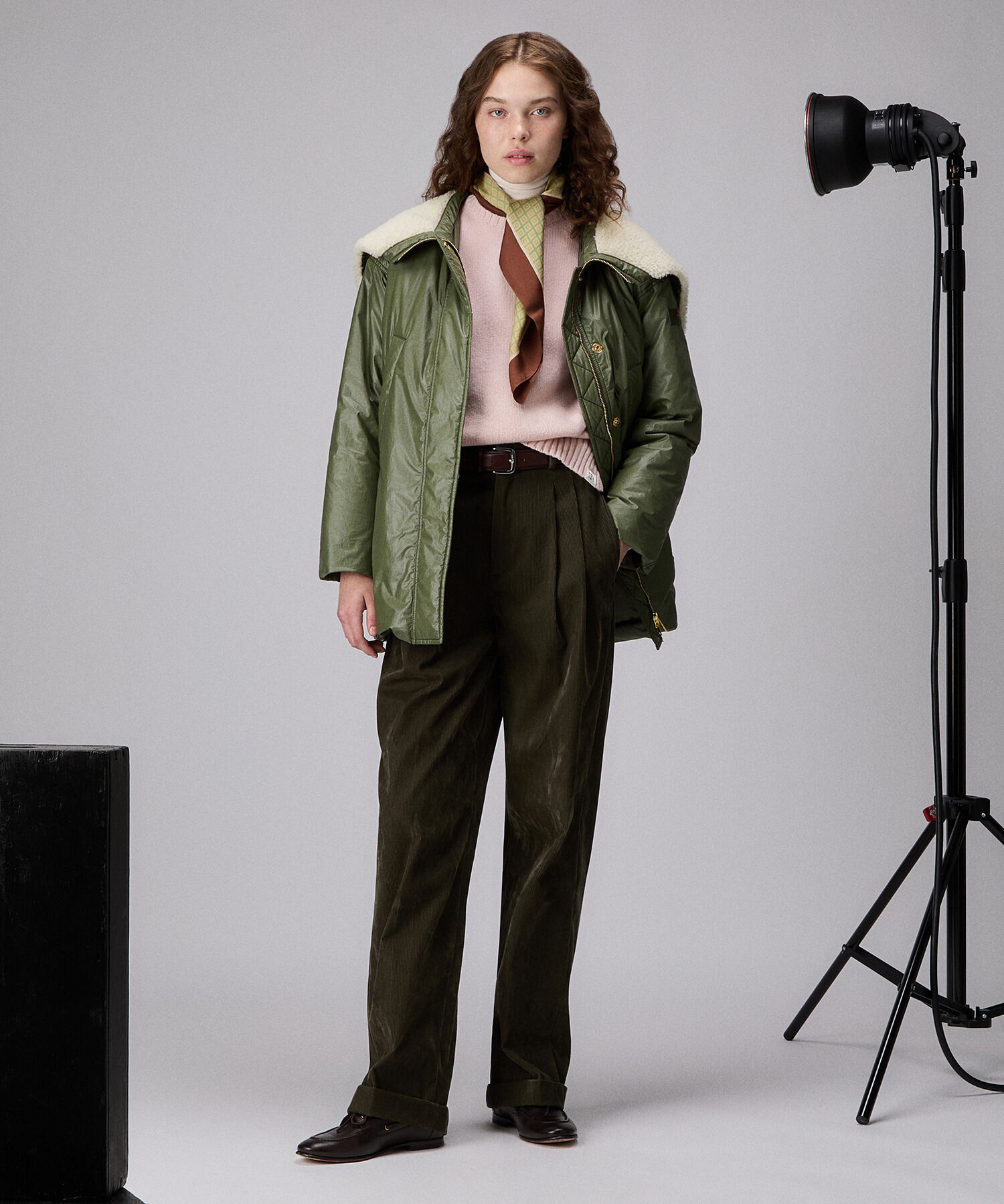 Waxed effect jacket, color Ivy Green | Peuterey