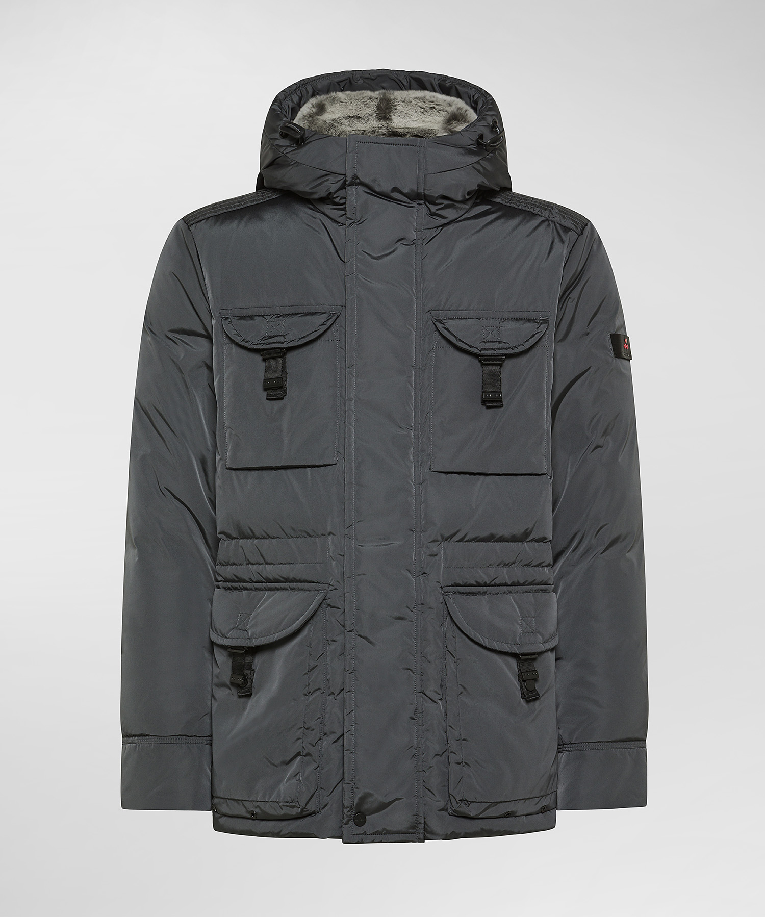 Urban field jacket with fur collar color Gargouille Peuterey