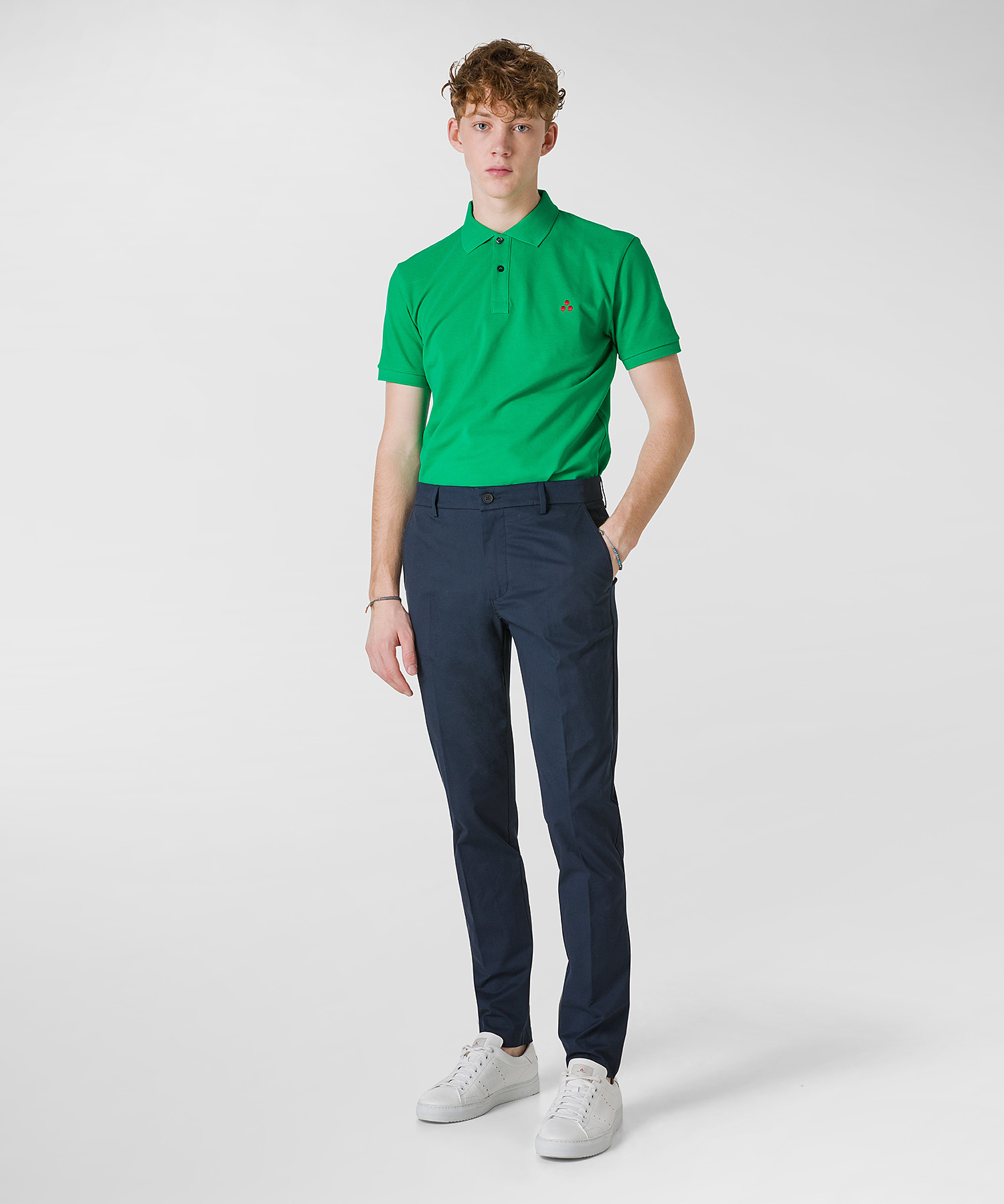 Cotton gabardine trousers  Womens Clothing Online Made in Italy