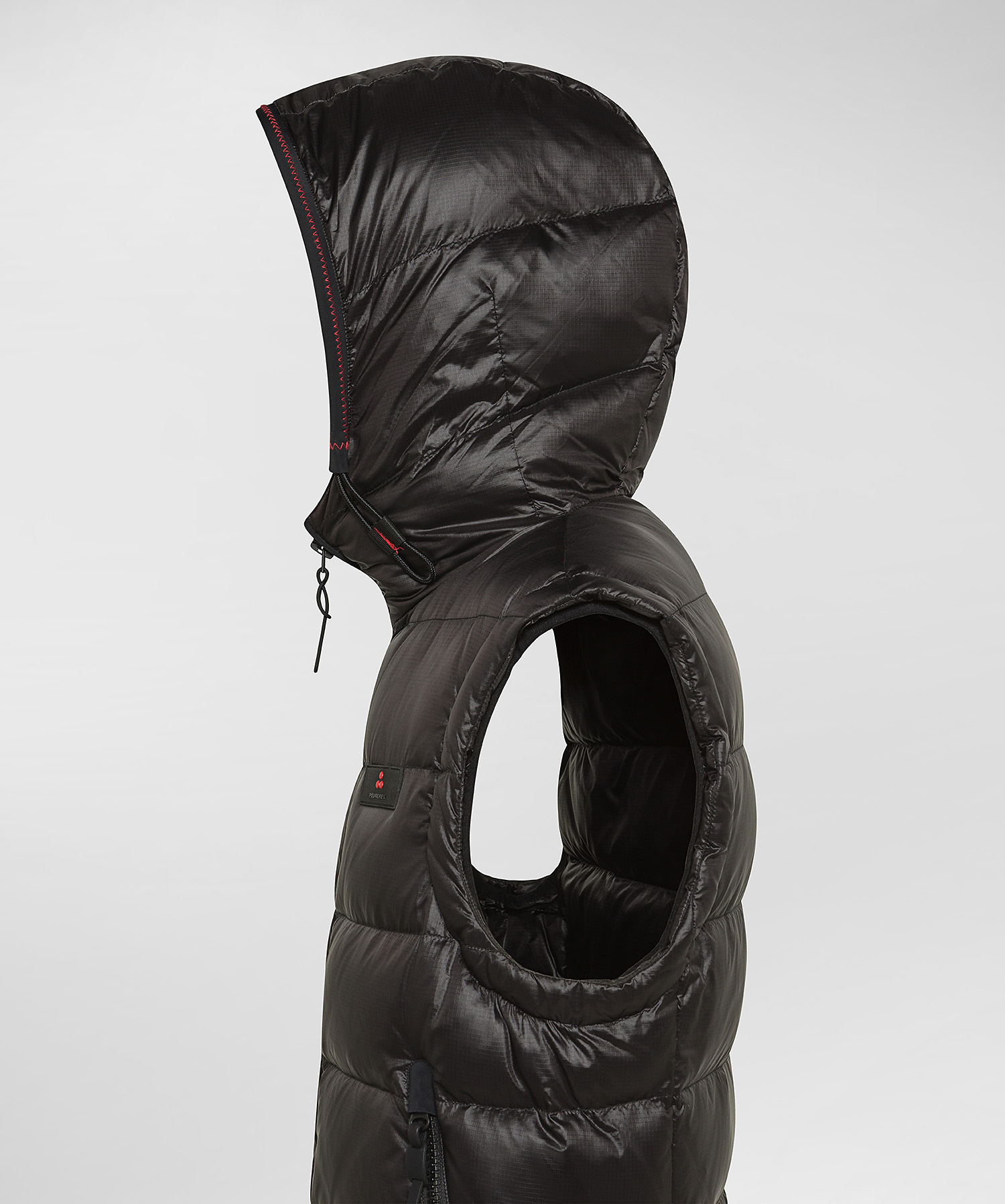 Tear-resistant nylon ripstop vest, color Black | Peuterey