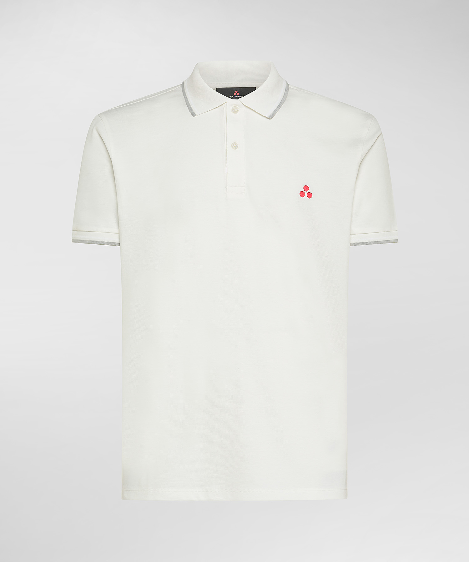 Stretch cotton pique polo shirt, color Scroll | Peuterey