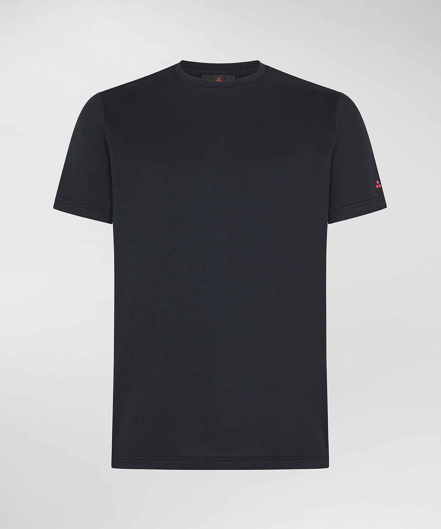 Tシャツ・カットソー PEUTEREY Men T Shirts PEU551399012247 215 Blue Terry-effect t-shirt, color Marine | Peuterey