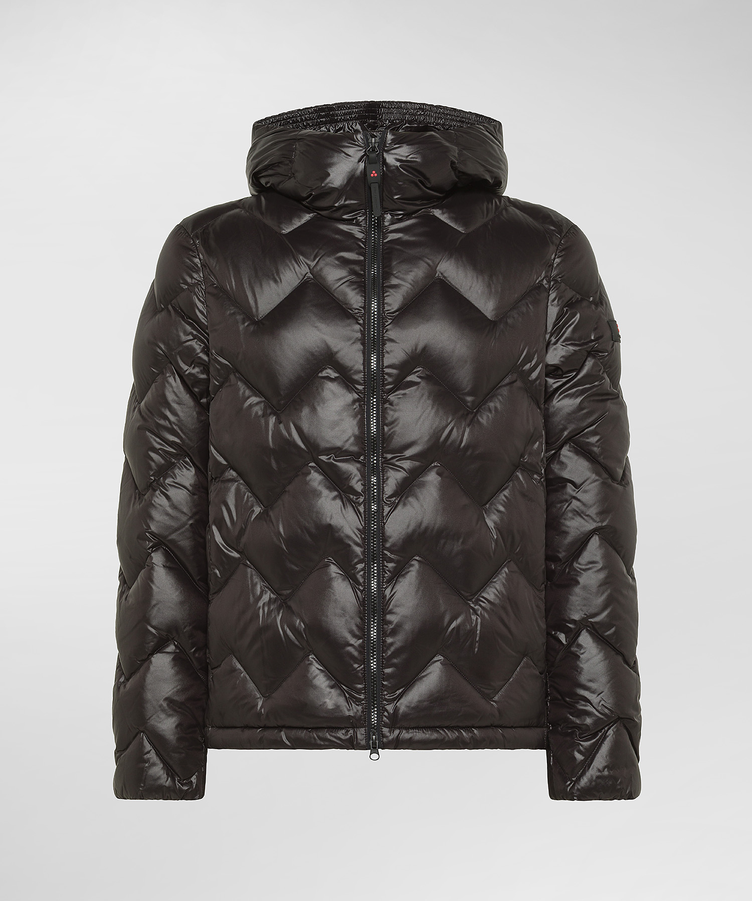 Chevron quilting down jacket for men, black Peuterey - Main Image