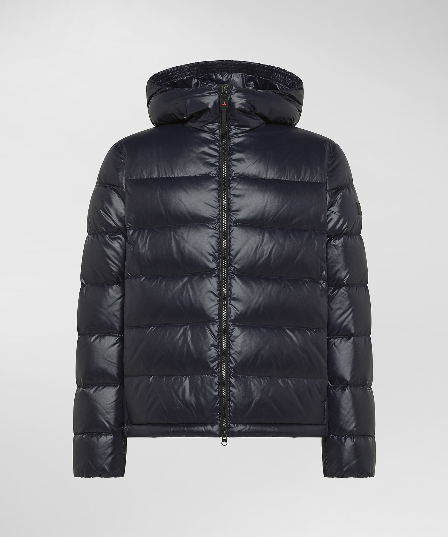 Shiny nylon down jacket, color Graphite Blue | Peuterey