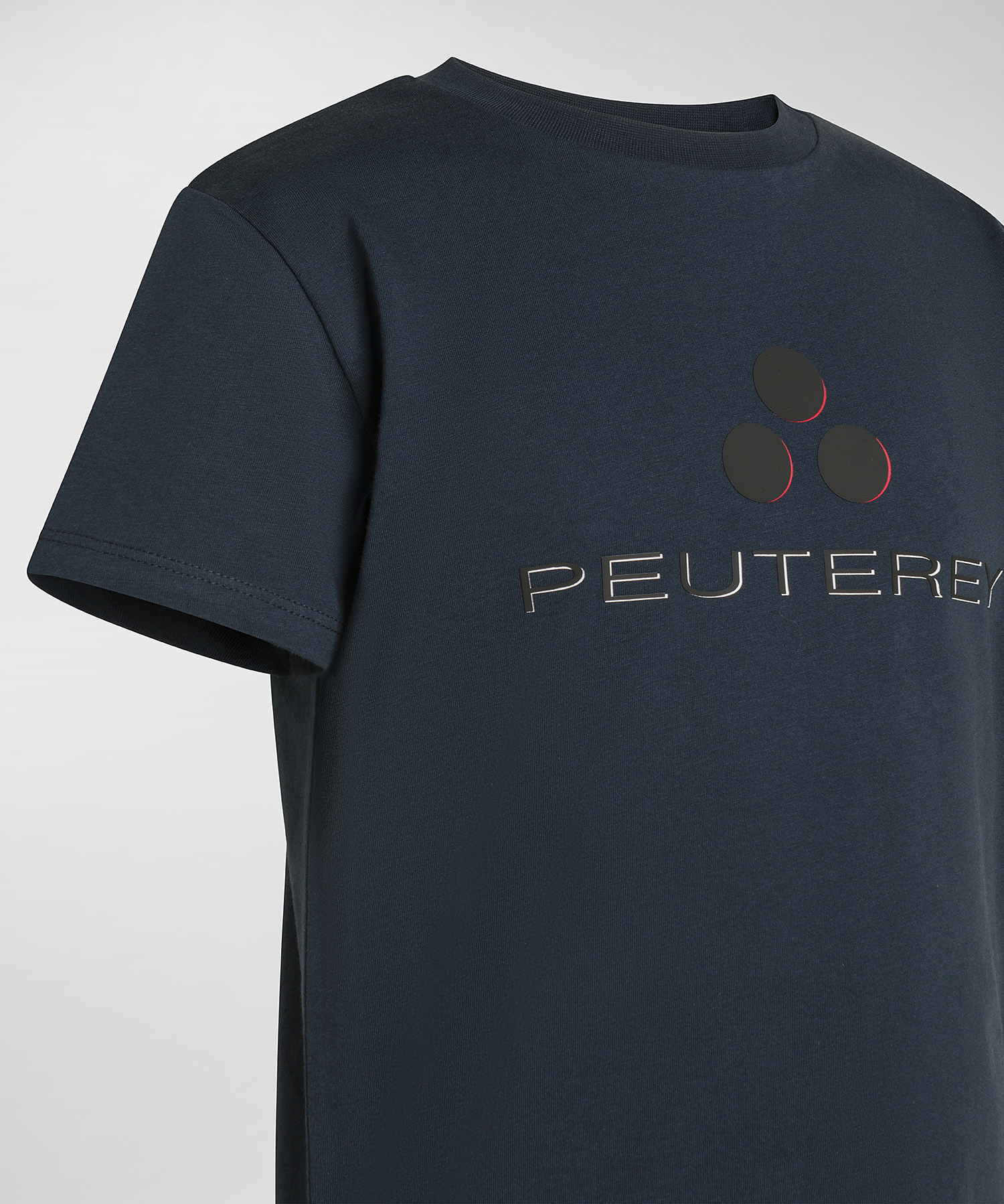Tシャツ・カットソー PEUTEREY Men T-shirt Black PEU547999011969 NER T-Shirt in cotone, colore Nero | Peuterey